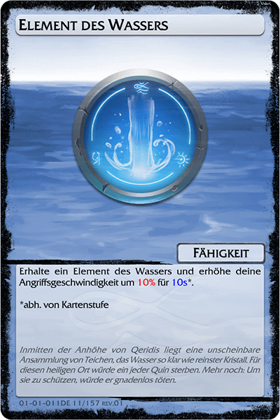Element des Wassers