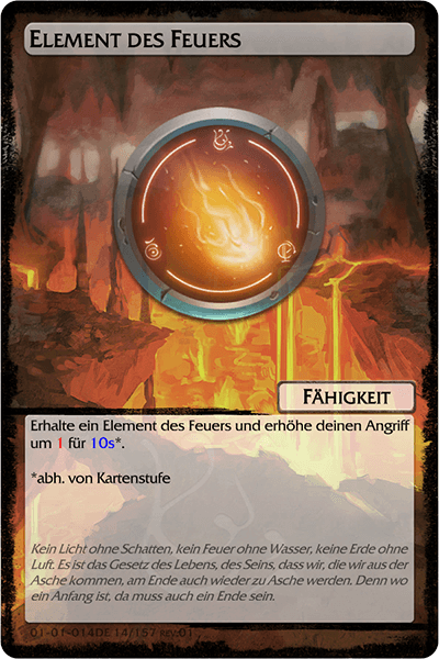 Element des Feuers